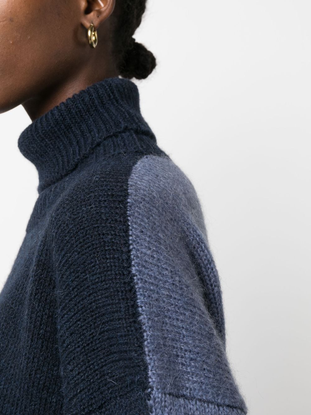 Alysi Women's Blue Sweater - Soft Knit Pullover for Casual Wear & Fall Fashion | Cozy & Stylish for Everyday Outfits