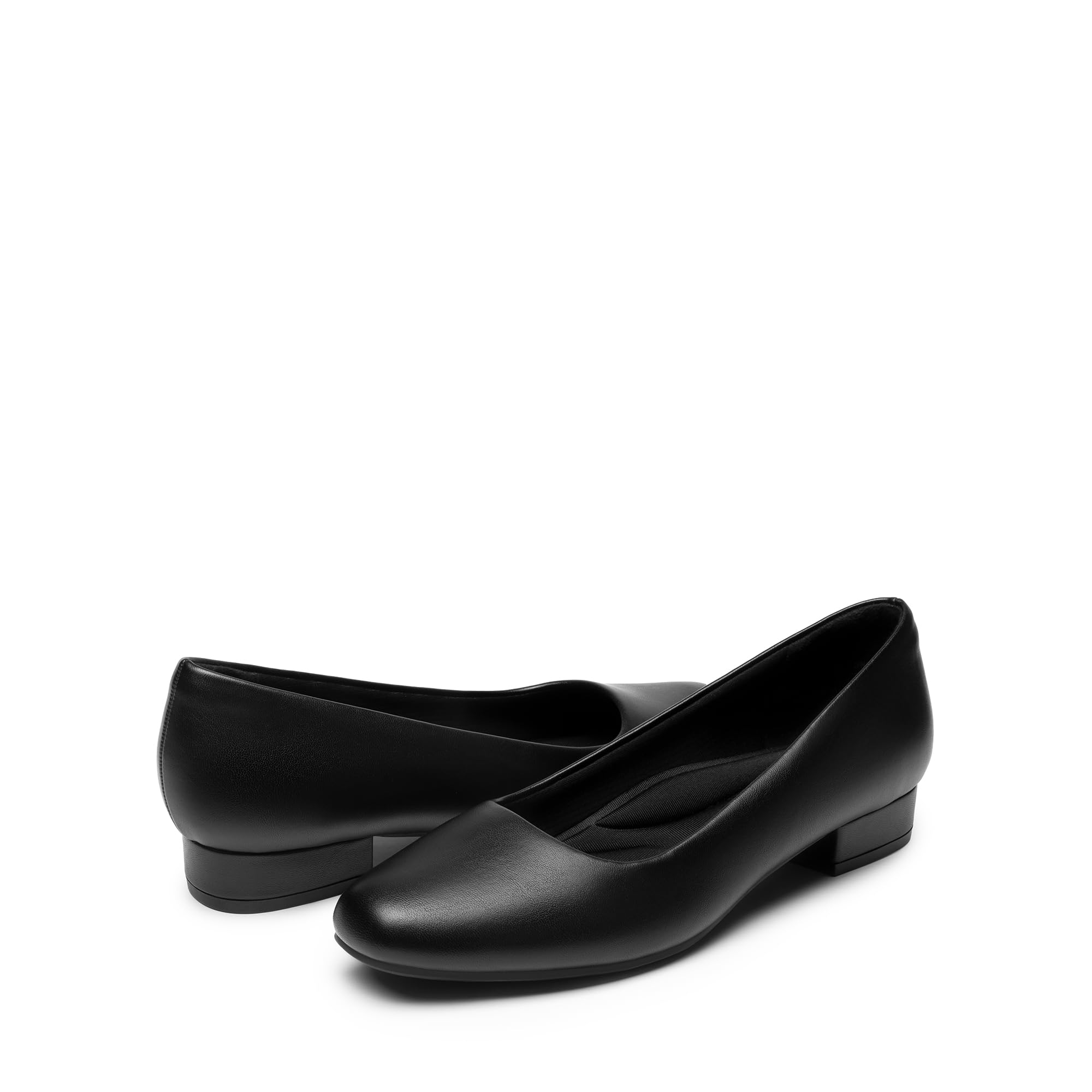 DREAM PAIRS Women's Chunky Low Block Heel Dress Shoes - Comfortable Closed Toe Pumps for Work, Office & Casual Wear | Slip-Resistant & Supportive for All-Day Comfort