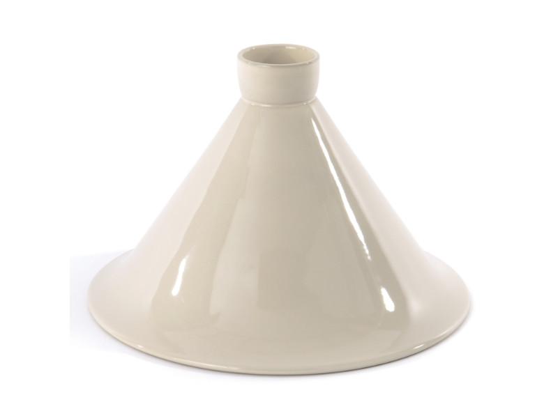 BergHOFF Ron 9.75-Inch Stoneware Tajine Cover for Authentic Moroccan Cooking | Oven & Stovetop Safe Tagine Pot with Lid for Stews, Curries & Slow Cooking