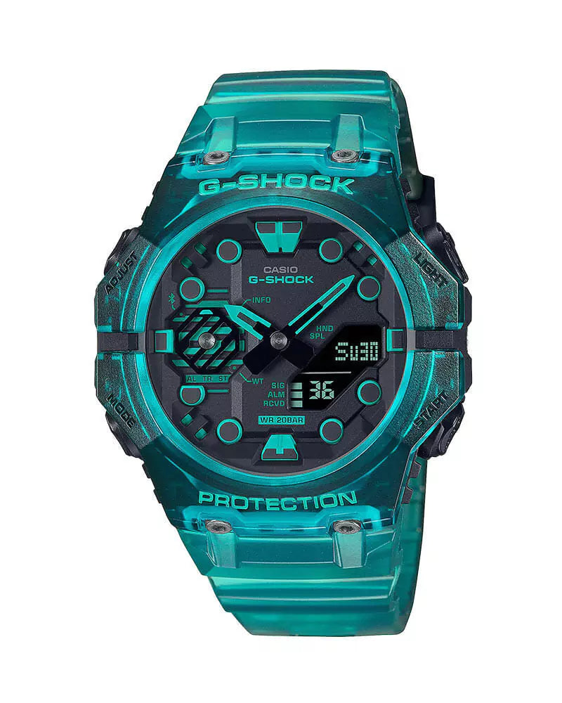 Casio G-Shock GA B001G 2A Digital Sport Watch for Men - Waterproof, Shock Resistant, Durable Outdoor Watch for Hiking, Running & Adventure Activities