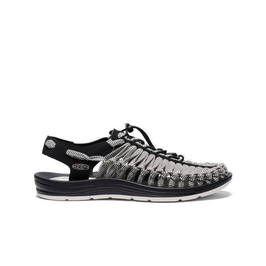 UNEEK Men's Flat Cord Sneakers - Black/Birch | Lightweight & Comfortable for Walking, Running & Casual Wear