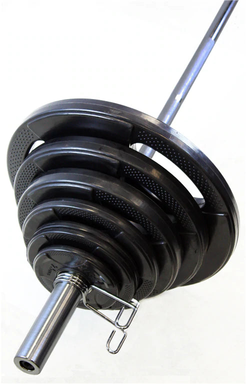 Troy 300LB Olympic Rubber Encased Weight Plate Set - GP 300RS - Perfect for Home Gym, CrossFit & Strength Training