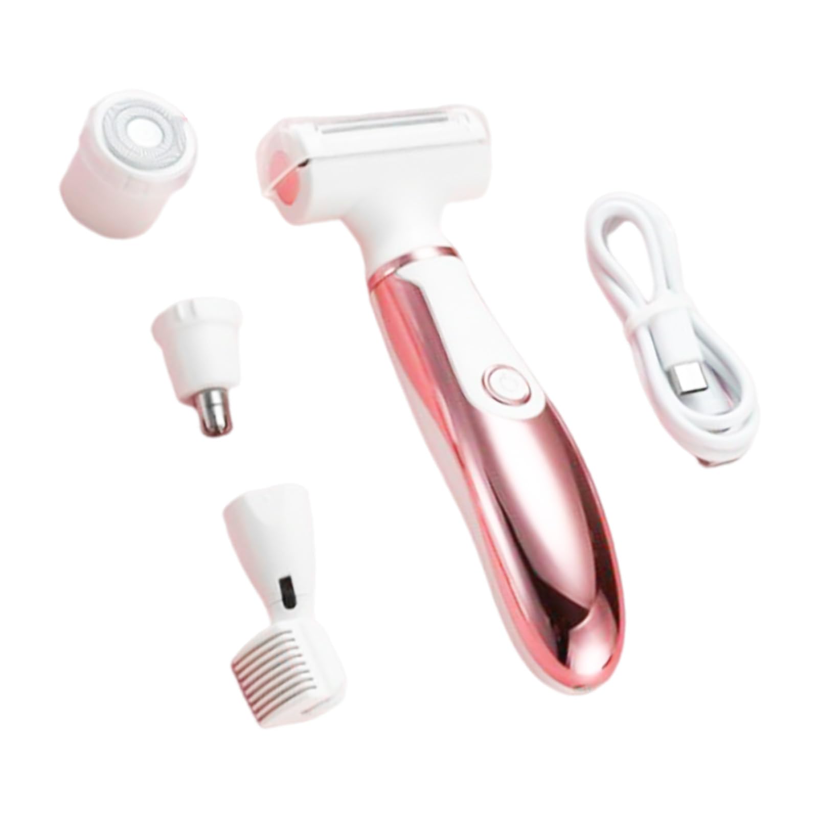 Rechargeable Hair Remover Tool - Washable ABS Body Shaver for Smooth Skin at Home