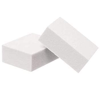 45pcs Disposable Nail Buffer Blocks - White Mini Nail Files for Professional Salon & Home Manicure - Perfect for Nail Polish Removal, Shaping & Smoothing Nails