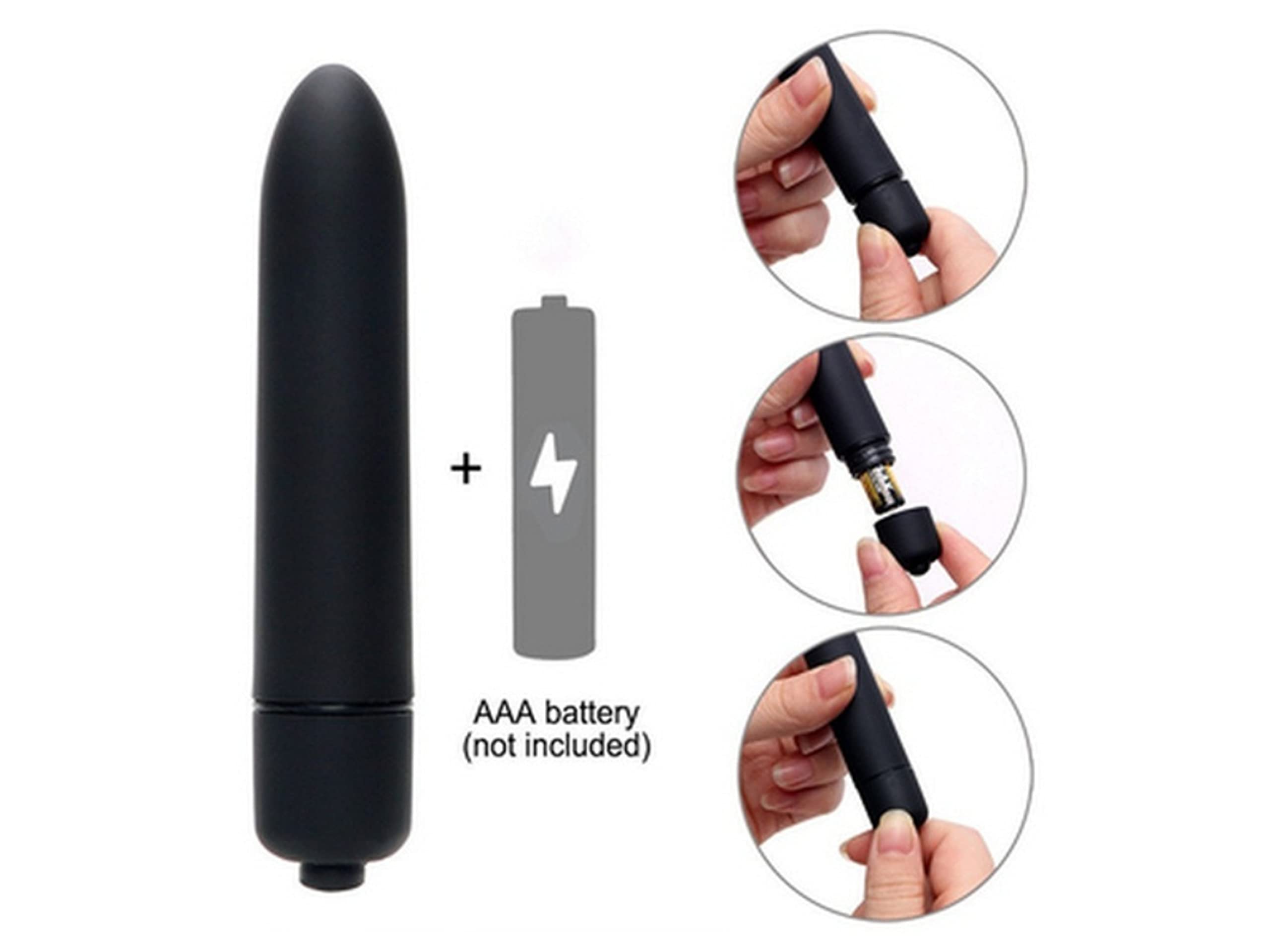 Mini Bullet Vibrator - Rechargeable Clitoral Stimulator for Women, Waterproof & Quiet Personal Massager - Perfect for Solo Play & Couples (Baby Pink)