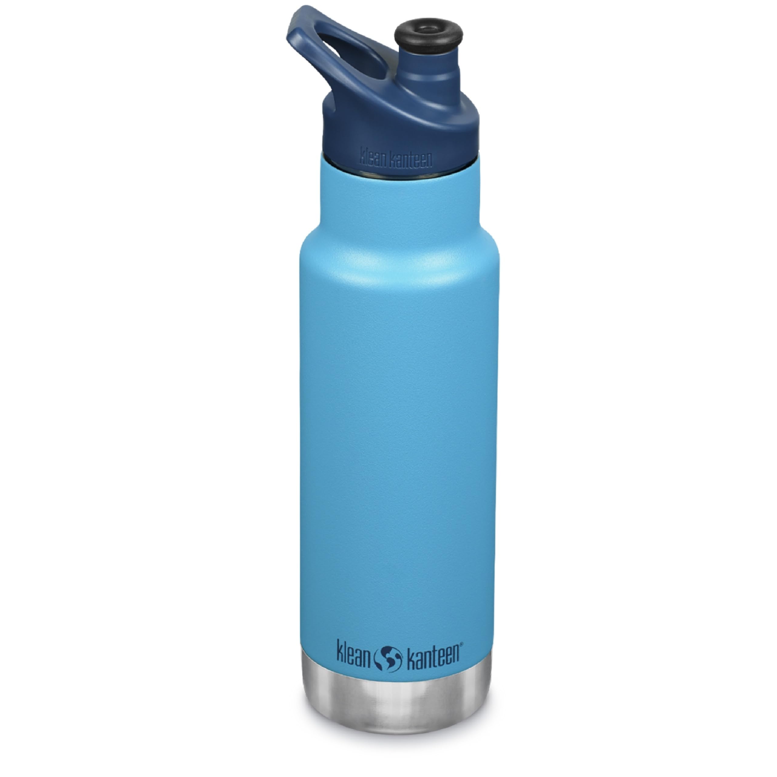 Klean Kanteen 12 oz Insulated Stainless Steel Water Bottle for Kids with Sport Cap | BPA-Free, Dishwasher Safe Reusable Bottle | Perfect for School, Sports & Outdoor Activities | Hawaiian Ocean Design