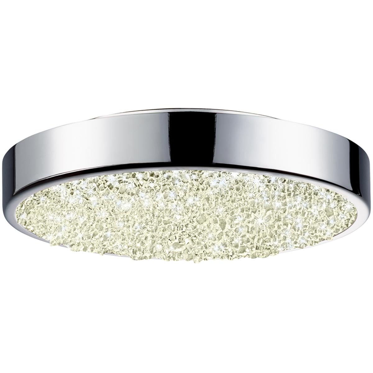 Sonneman Dazzle Contemporary 8-Inch LED Surface Mount Light Fixture in Polished Chrome - Modern Lighting for Living Room, Dining Room, Kitchen & Bedroom - Energy Efficient Home & Office Decoration