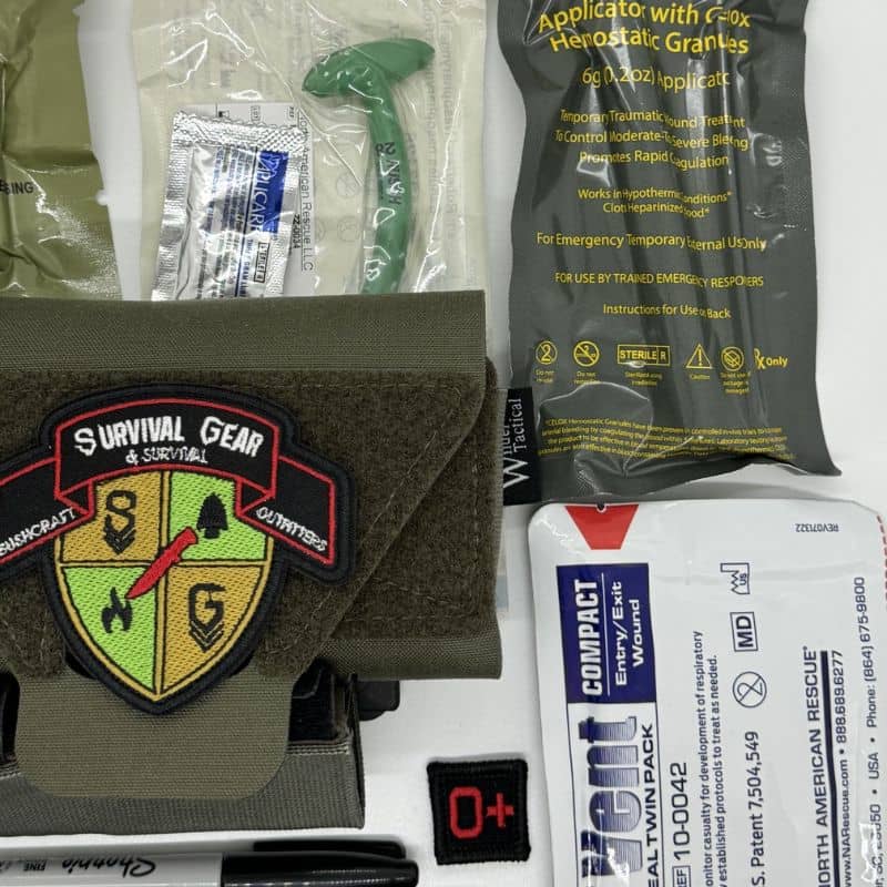 IFAK First Aid Belt Kit - Tactical Medical Pouch for Emergency & Survival - Black | Perfect for Hiking, Camping, Military & Outdoor Adventures