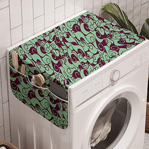 Almond Green and Dark Fuchsia