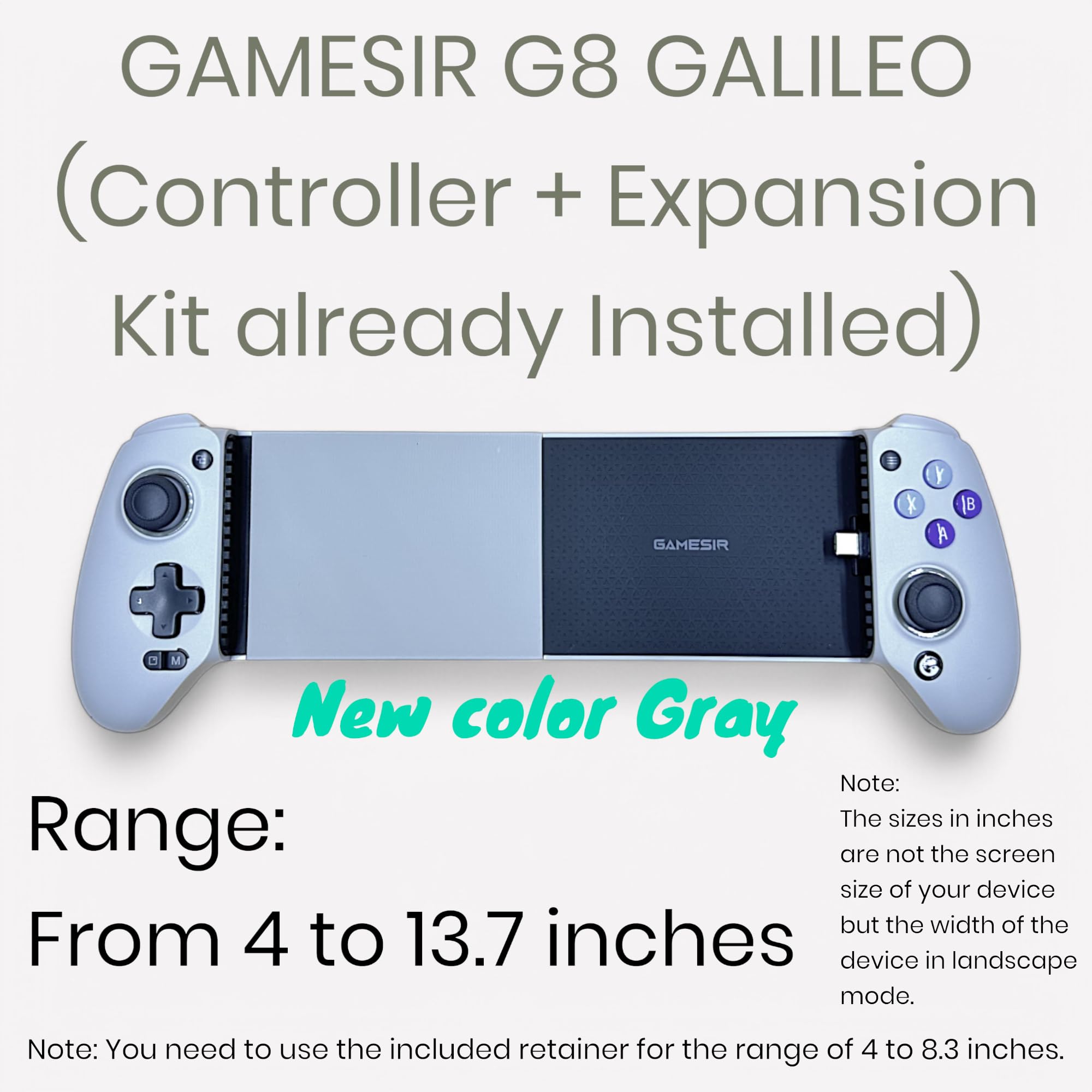 G8 Galileo USB Type-C Tablet Controller with Expansion Kit - Compatible with 4-15 Inch Tablets | Perfect for Gaming, Streaming & Productivity