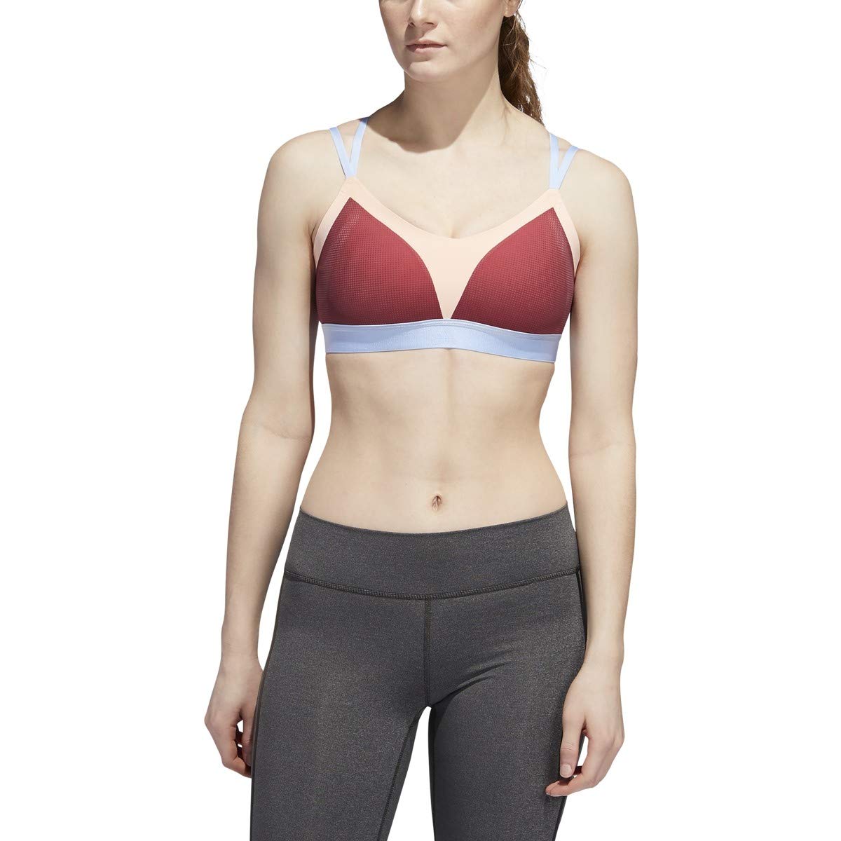 **Adidas Women's All Me Fitsense Sports Bra – High Support, Breathable & Comfortable for Running, Yoga & Gym Workouts**