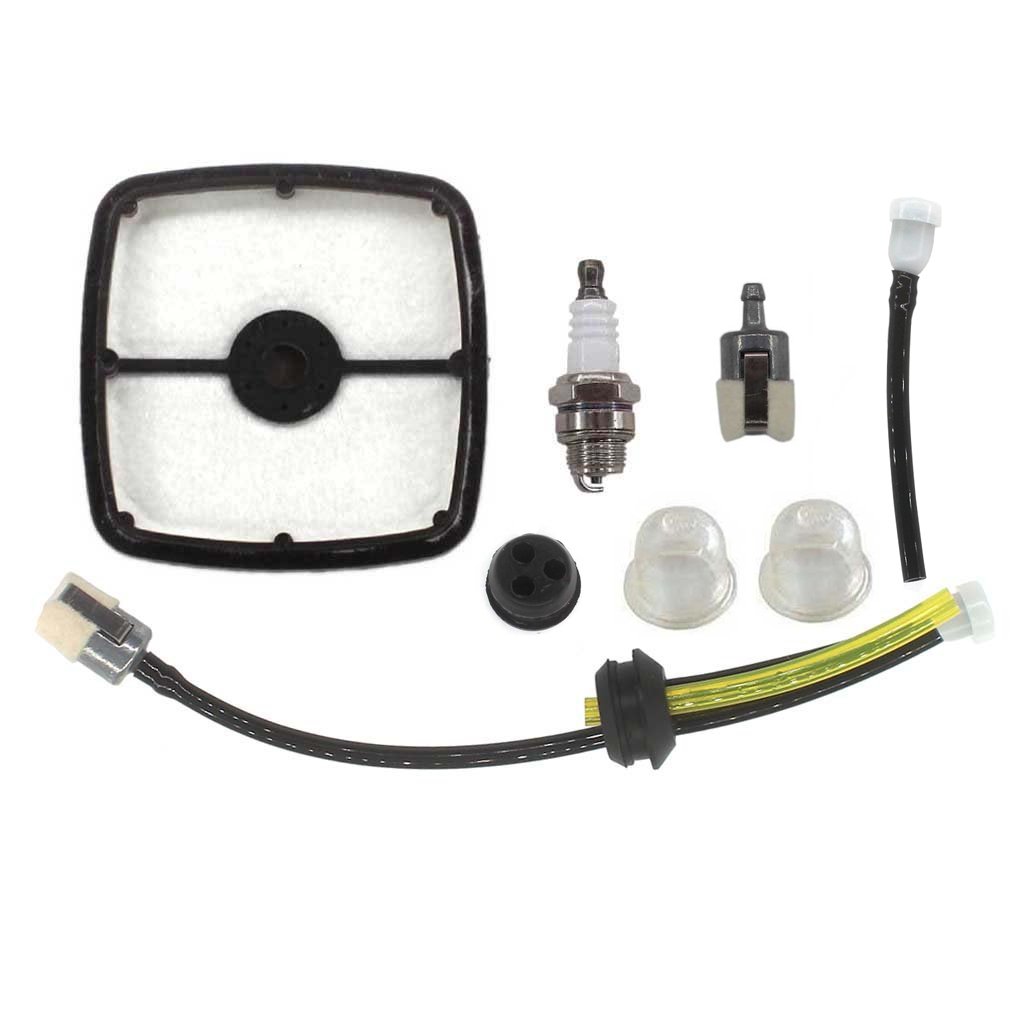 AISEN Air Fuel Filter Line Tune Up Kit for Echo PB200 PB201 PB2100 PB2155 PB2455 ES210 ES2100 ES211 ES2400 SHC1700 SHC2100 - Replacement Parts for Echo Power Equipment, Perfect for Lawn Mowers, Trimmers, and Blowers Maintenance