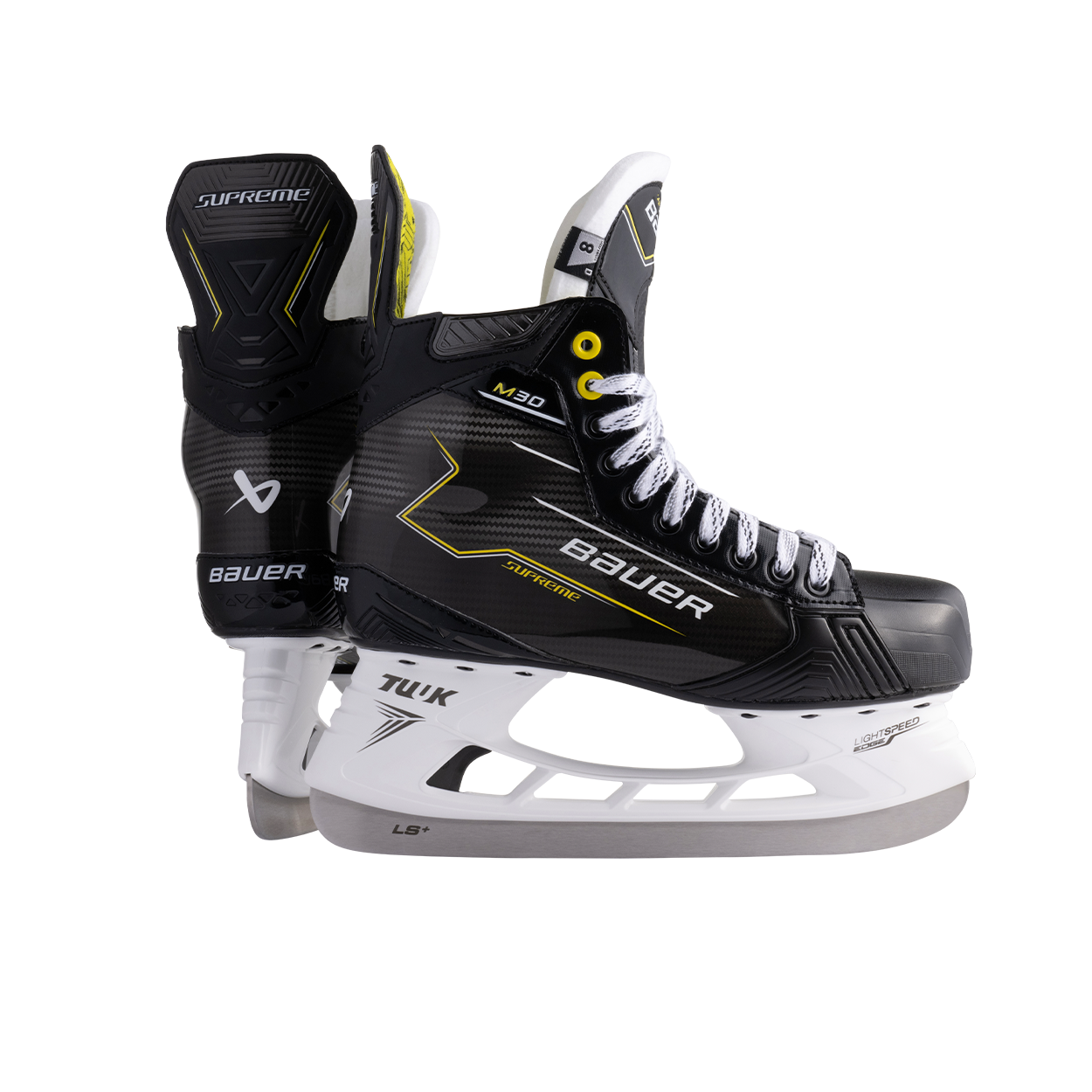 Bauer Supreme M30 Intermediate Ice Hockey Skates - Lightweight & Durable for Youth & Adult Players - Perfect for Training & Competitive Games