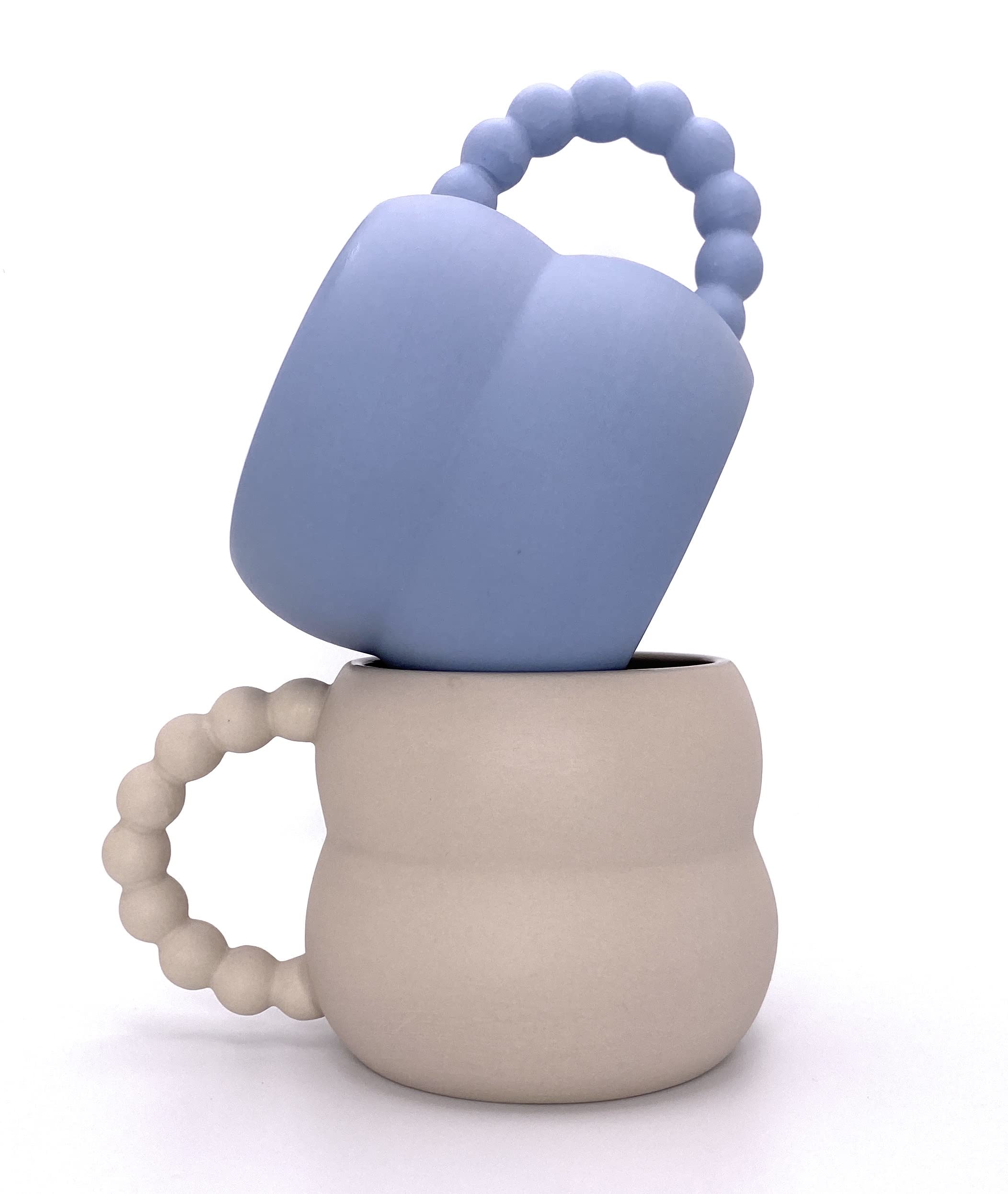 Handmade Ceramic Coffee Mug - 9oz Boho Chic Stoneware Cup for Tea, Hot Chocolate | Dishwasher & Microwave Safe | Perfect Gift for Women, Girls, Mothers | Ideal for Home, Office & Party Use