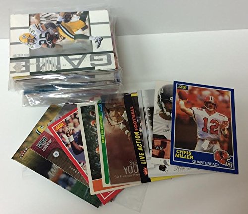 NFL Football Trading Cards - 10 Sets of 10 Collectible Football Player Cards for Sports Fans, Gift Bags & Party Favors - Perfect for Game Day Parties, Birthday Gifts & Sports Memorabilia Collections