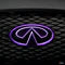 Infiniti Q50 RGB LED Emblem Badge - Customizable Color Car Logo Light for 2014-2021 Models - Perfect for Night Driving & Car Shows