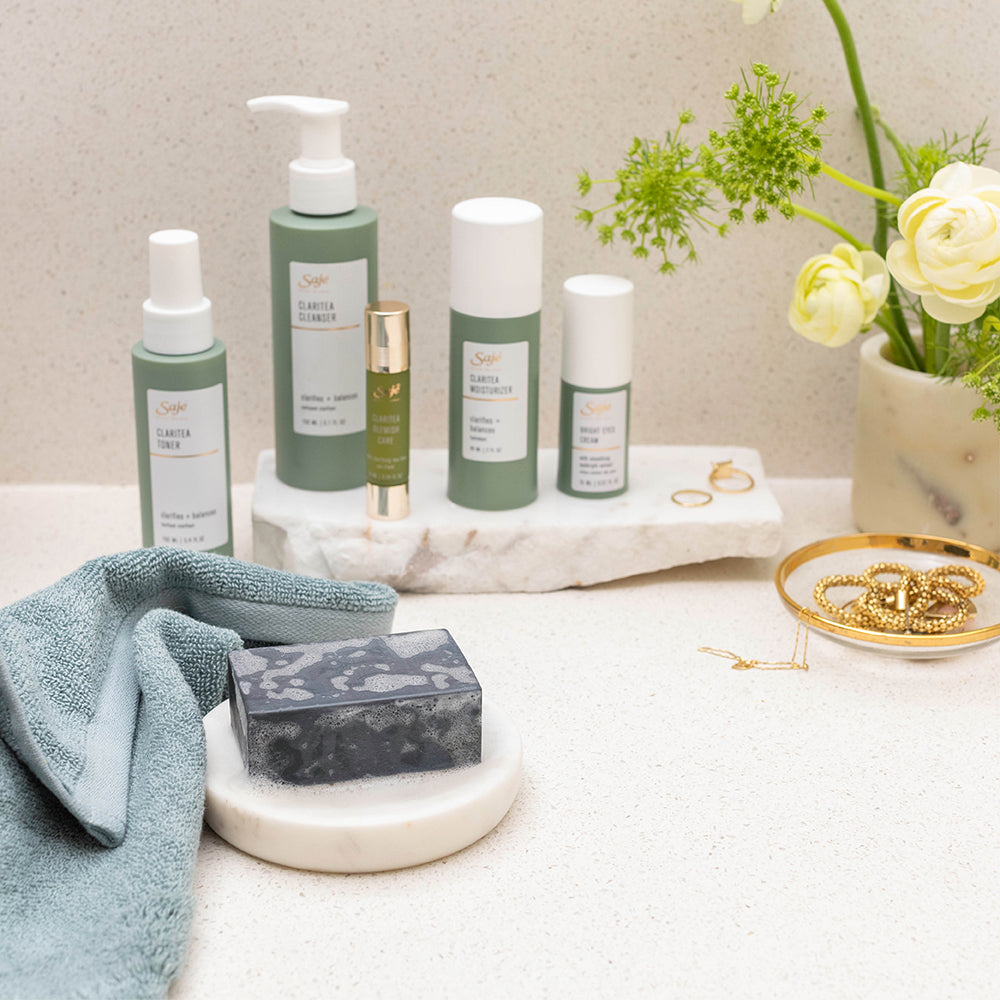 Claritea Gel Cleanser - Gentle Foaming Face Wash for Acne & Oily Skin | Natural Tea Tree & Salicylic Acid | Daily Deep Cleansing for Clear, Glowing Skin | Perfect for Morning & Night Skincare Routine