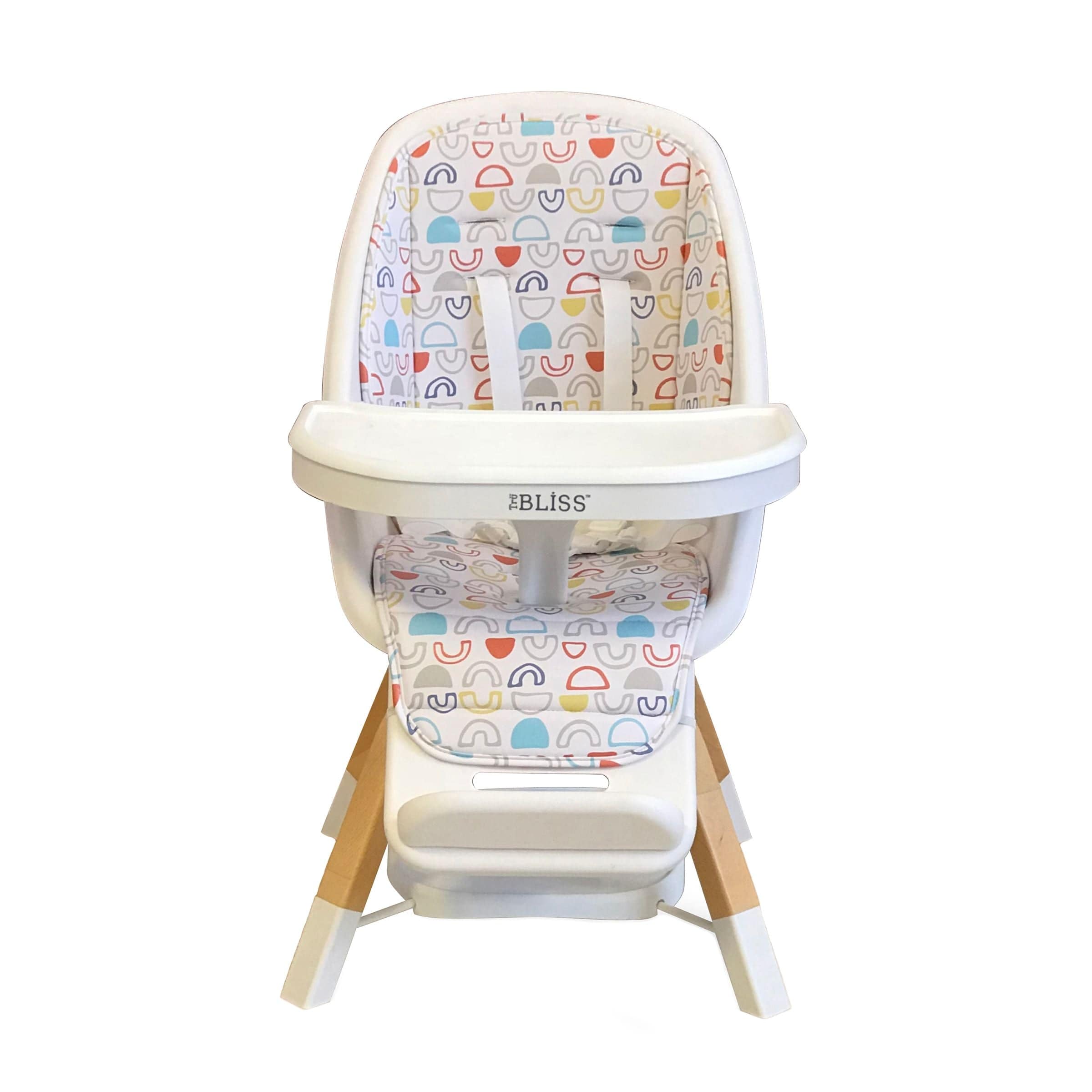 TruBliss 360° Rotating High Chair for Babies & Toddlers - Adjustable Height Convertible Baby Feeding Seat with Removable Tray - Perfect for Dining, Weaning & Playtime at Home