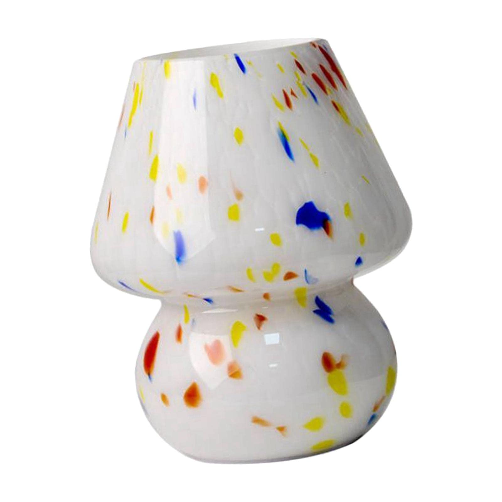 Romantic Mushroom Table Lamp - LED USB Night Light with Glass Shade for Bedroom, Living Room, Office | Modern Decorative Lighting for Bedside, Sofa, Bar & Home Decor | Creates Cozy Ambiance for Relaxation & Romantic Evenings