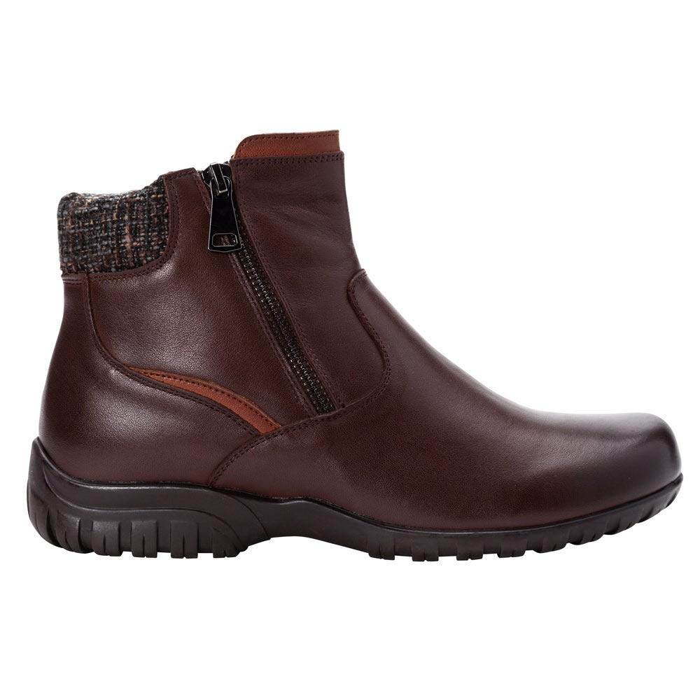 Propét Women's Darley Zippered Casual Boot - Comfortable Ankle Boots for Walking, Work & Everyday Wear | Water-Resistant & Lightweight for Outdoor Activities