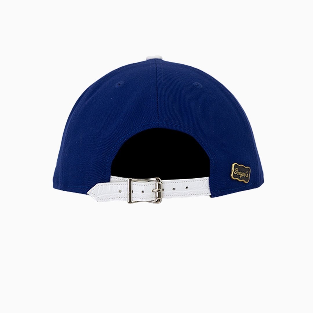 Breyer's Buck 50 Los Angeles Dodgers Baseball Cap with Genuine Leather Visor - Perfect for Game Day, Sports Fans & Streetwear Fashion