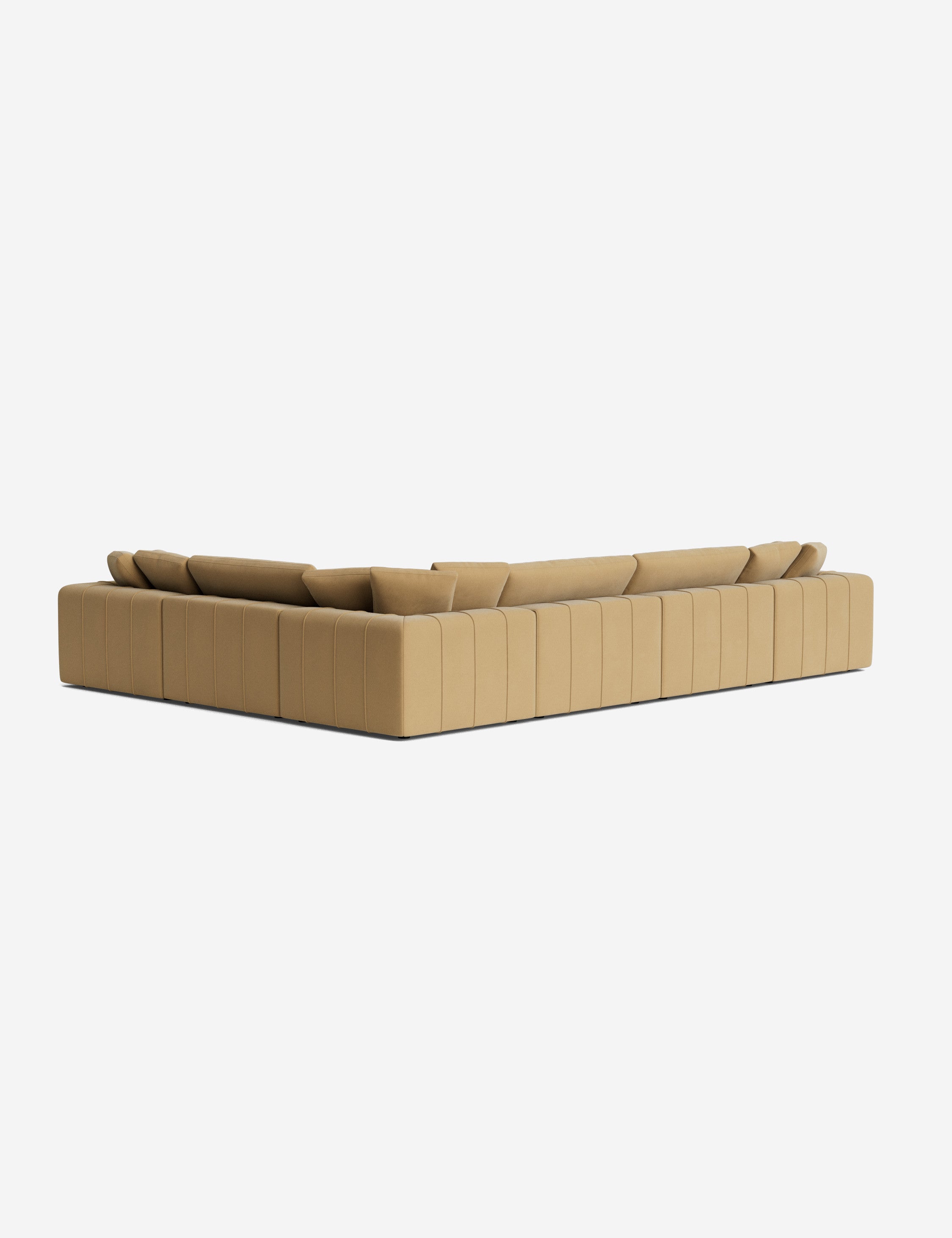 Capella Modular Corner Sectional Sofa - Modern L-Shaped Couch for Living Room, Home Theater & Lounge Areas | Customizable Comfortable Furniture