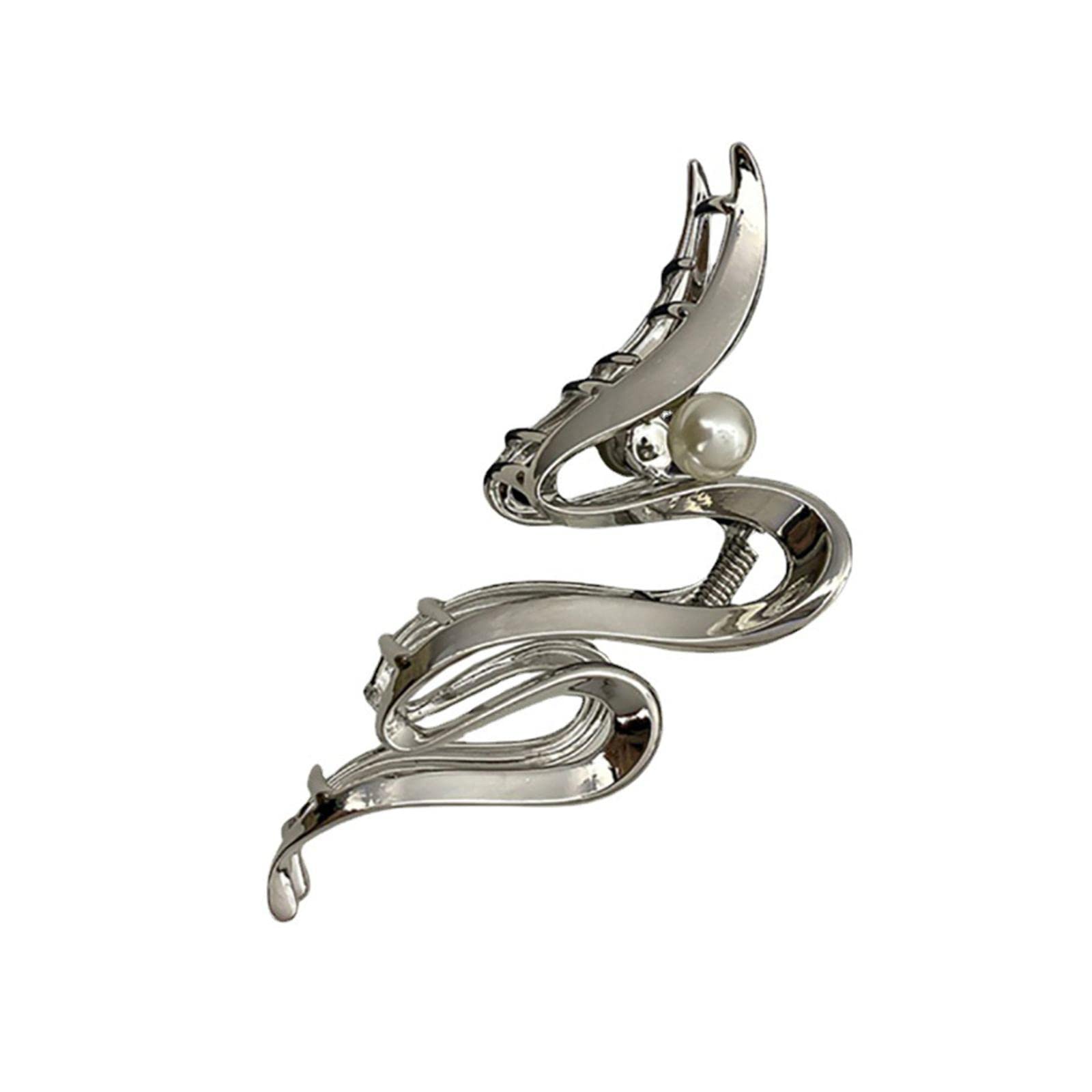 Metal Hair Claw Clips - Non-Slip Decorative Hairpins for Curly, Long, Thin & Thick Hair | Fashion Hair Clamps & Jaw Clips for Women | Perfect for Work, Gym, Travel & Everyday Styling