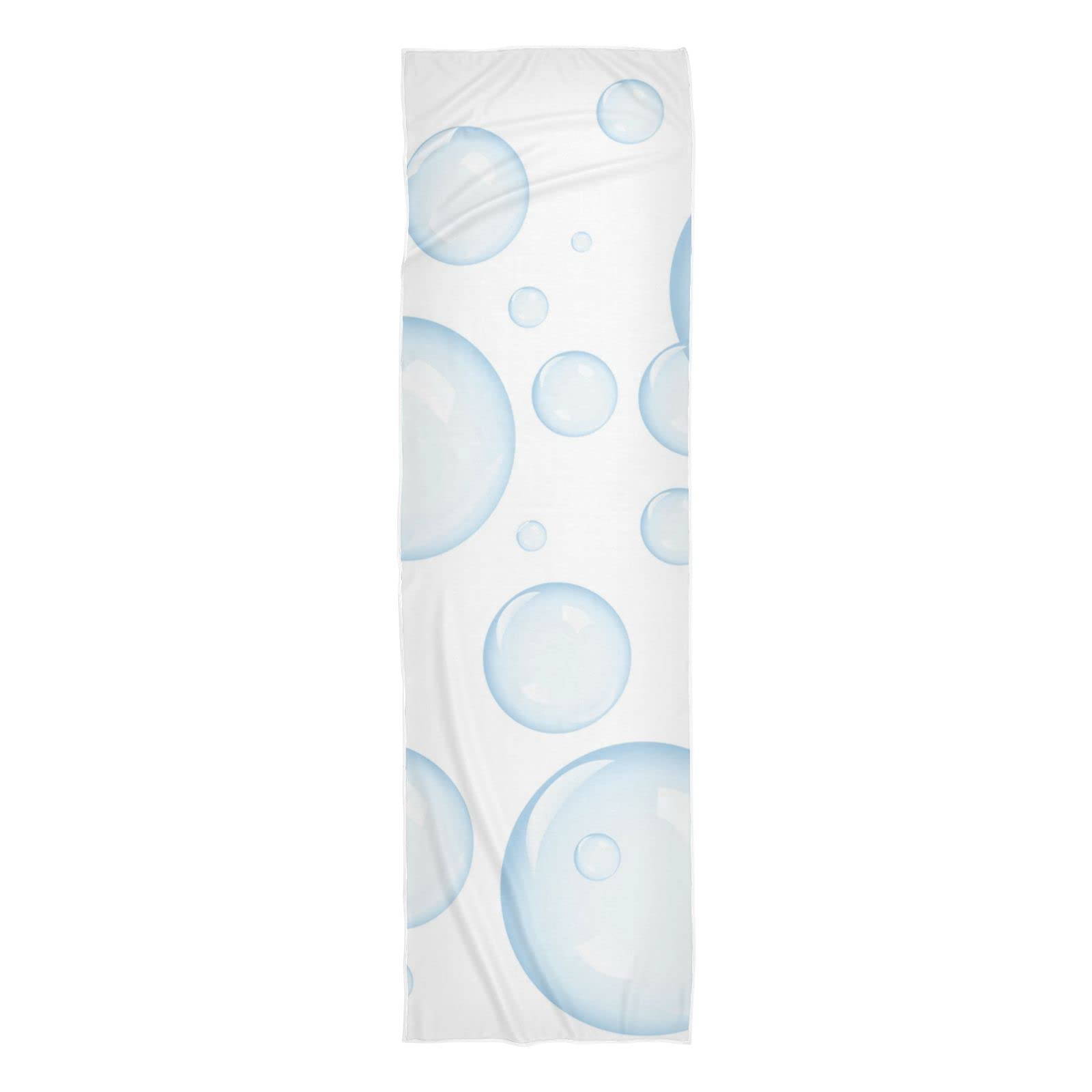 Premium Fast Drying Travel Towel - Lightweight Camping & Gym Towel for Men - Bubble White Cooling Ice Towel for Running, Hiking, Yoga - Perfect for Hot Weather & Outdoor Activities