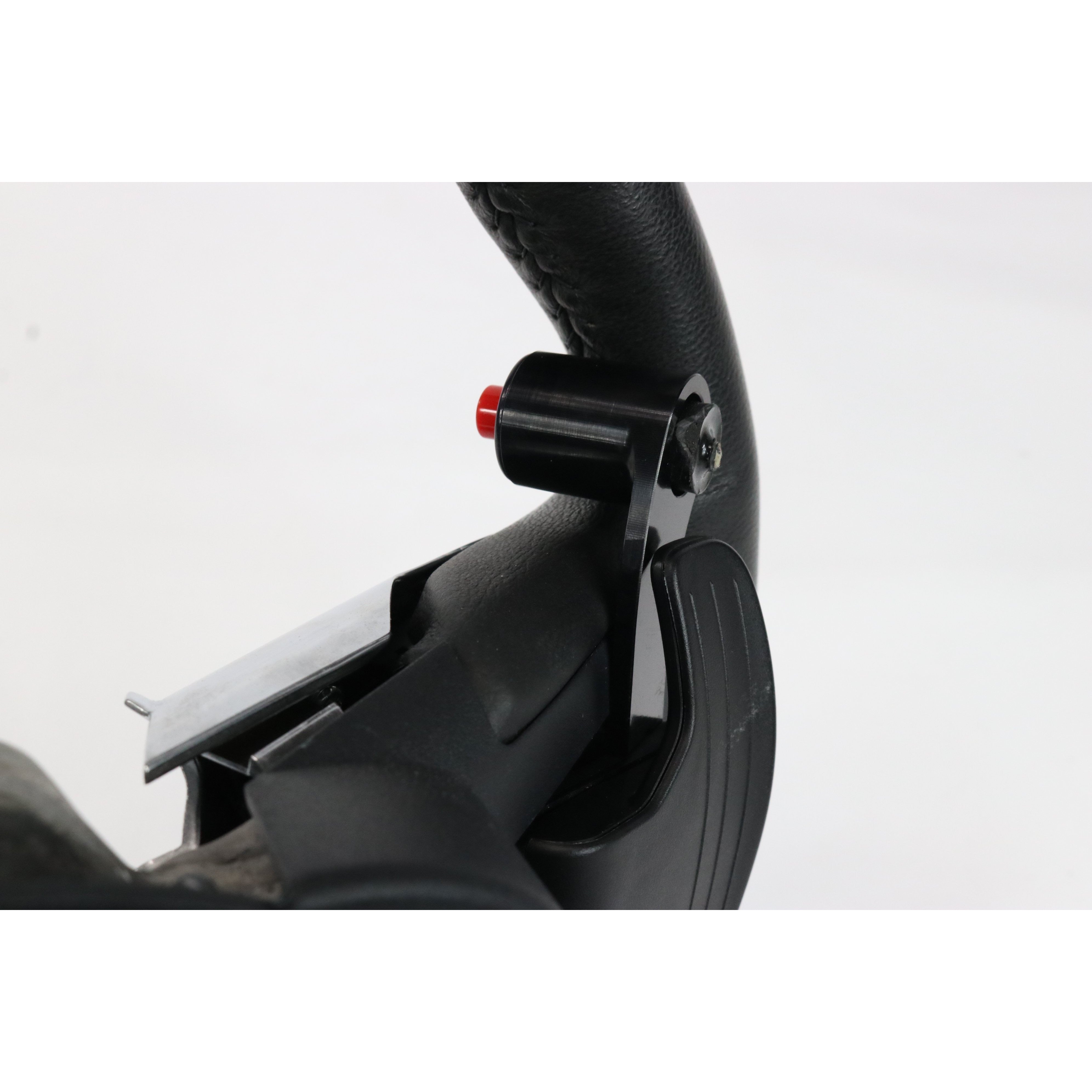 Black Anodized S550 Steering Wheel Button Bracket - Compatible with Ford Mustang S550 Models (Part #1500015) | Easy Installation & Enhanced Driving Control for Racing & Daily Commute