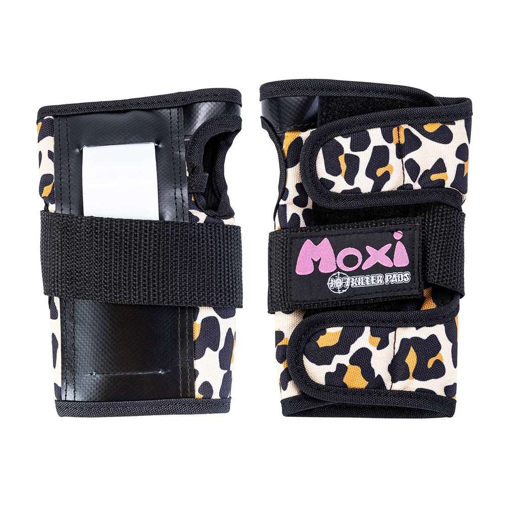 Moxi Leopard 187 Wrist Guards - Protective Skate Wrist Support for Roller Skating, Skateboarding & Inline Skating - Ideal for Beginners & Pros