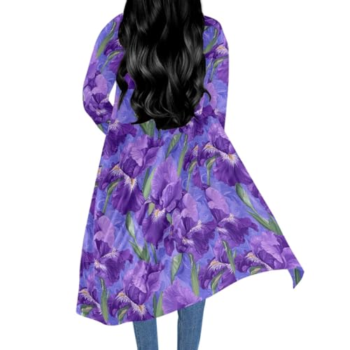Purple Iris Floral