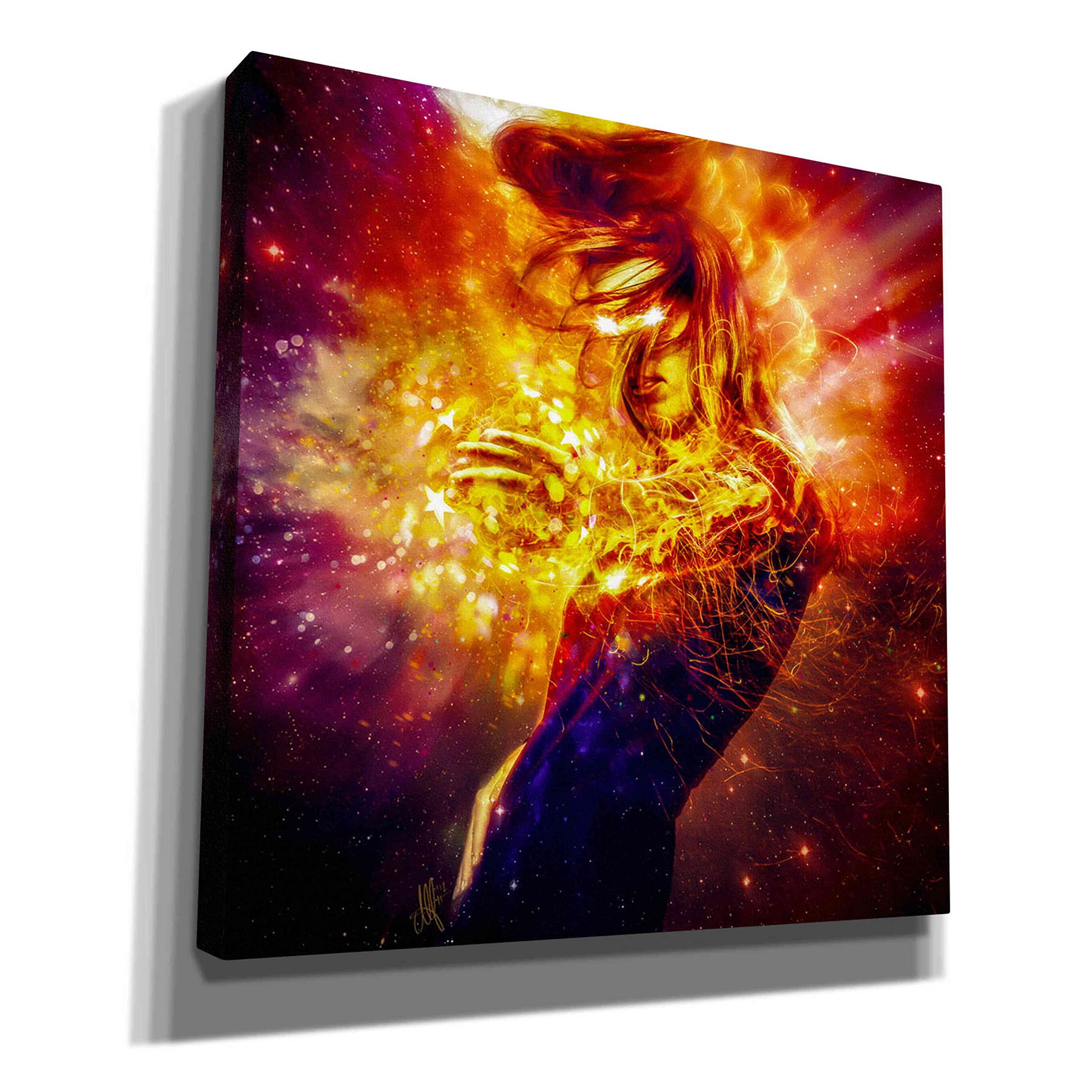 Cortesi Home 'Magic' by Mario Sanchez Nevado - 40x40 Inch Modern Canvas Wall Art for Living Room, Bedroom & Office Decor | Stretched Framed Ready to Hang