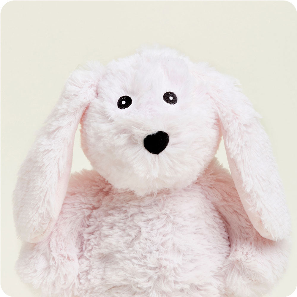 Pink Bunny Warmies Stuffed Animal - Soft Plush Microwaveable Heating Pad for Kids & Adults - Perfect for Stress Relief, Anxiety, and Comfort at Home or Office