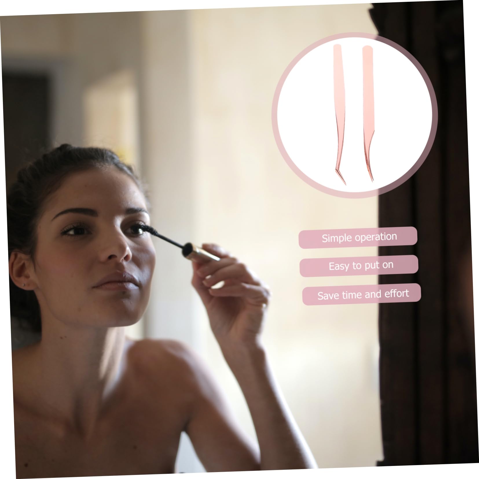 12 Pcs Stainless Steel Ingrown Hair & Eyebrow Tweezers Set - Professional Pointed Tip Lash Extension Tools for Eyelash Extensions, Beadwork & Grooming - Golden Beauty Salon & Home Use Kit