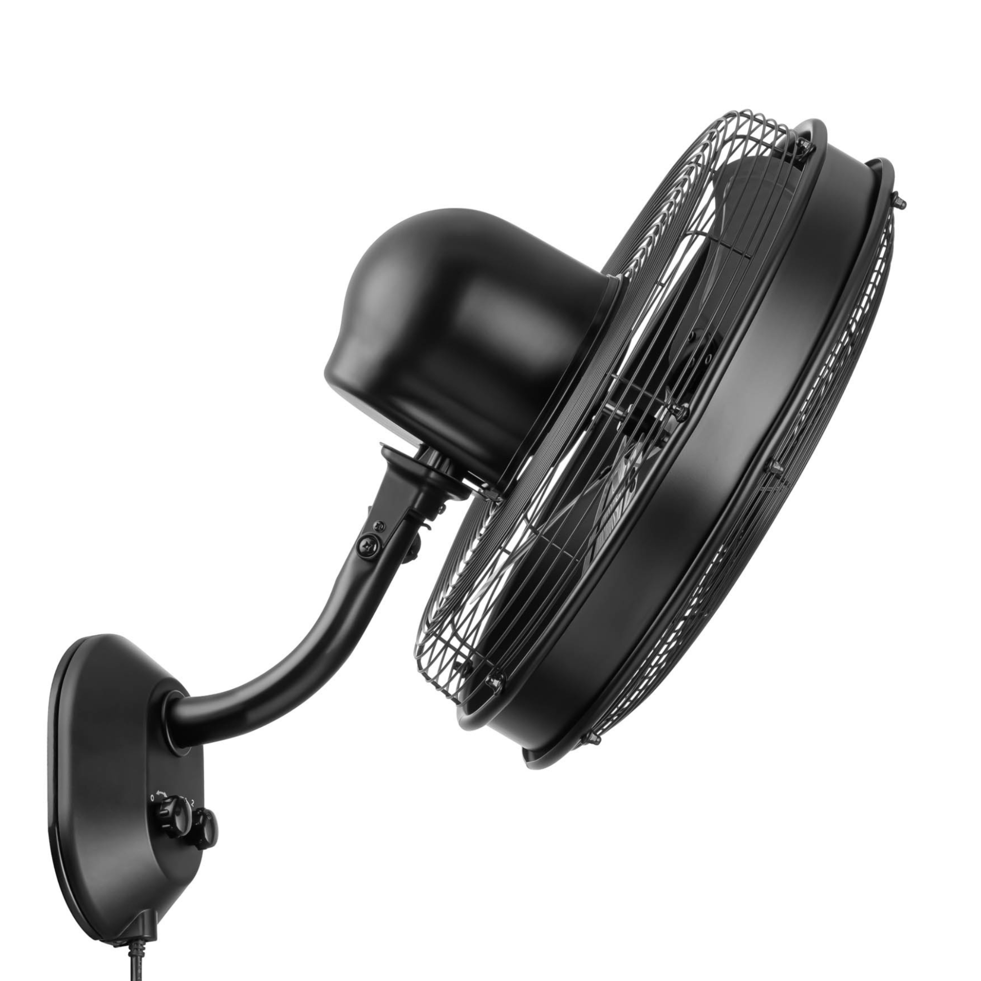 Honeywell 53030-98 Indoor/Outdoor Wet Rated Wall Mount Fan - Perfect for Bathrooms, Kitchens, and Covered Patios