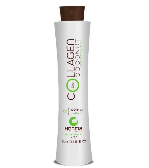 Honma Tokyo Bio Coconut Collagen Hair Treatment Gel 1L - Deep Conditioning for Dry, Damaged Hair - Perfect for Salon & Home Use