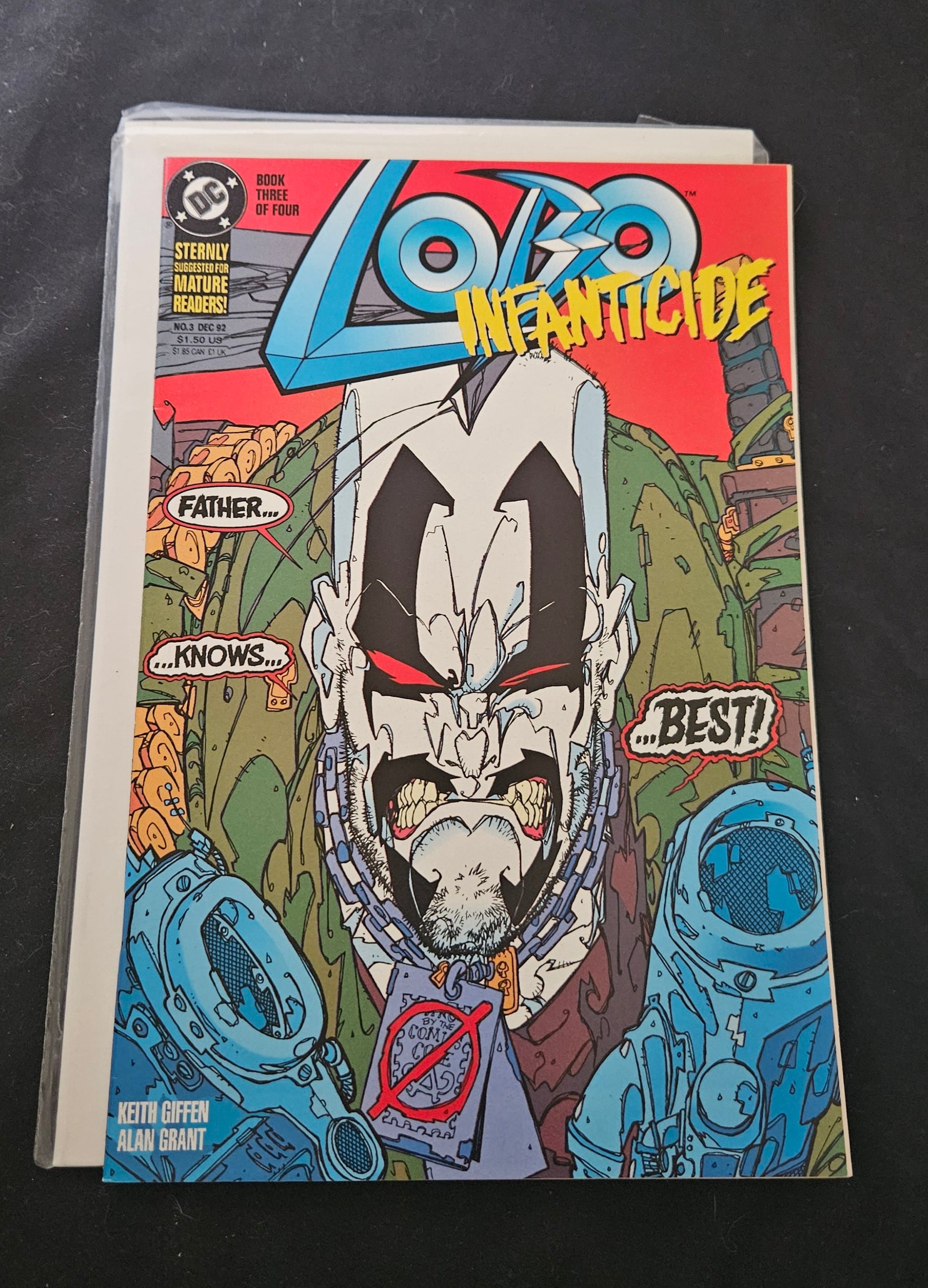 Lobo: Infanticide - Father Knows Best | DC Comics 1993 | Collectible Vintage Comic Book for Superhero Fans & Comic Collectors
