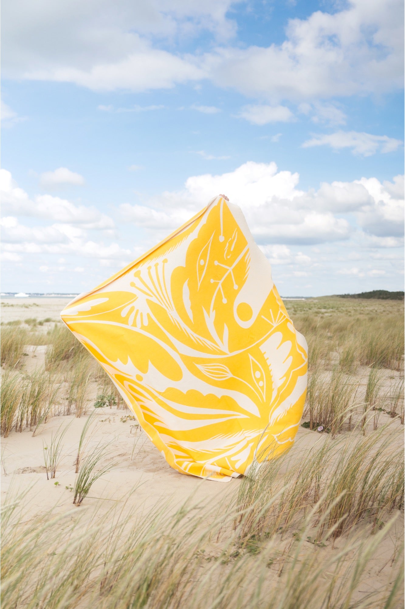 Lino Throw Blanket in Mellow Yellow - Soft & Cozy Knit Throw for Couch, Bed, or Outdoor Use