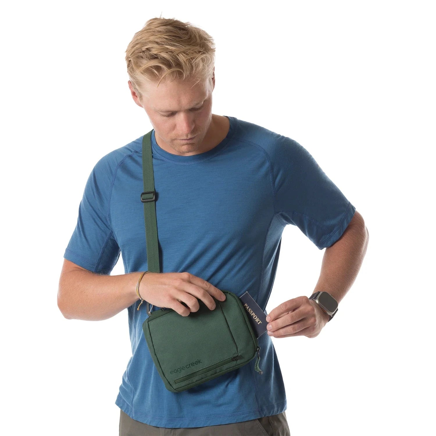 Eagle Creek RFID Blocking Crossbody Bag - Secure Travel & Everyday Anti-Theft Purse for Women & Men - Perfect for Commuting, Shopping & City Exploration