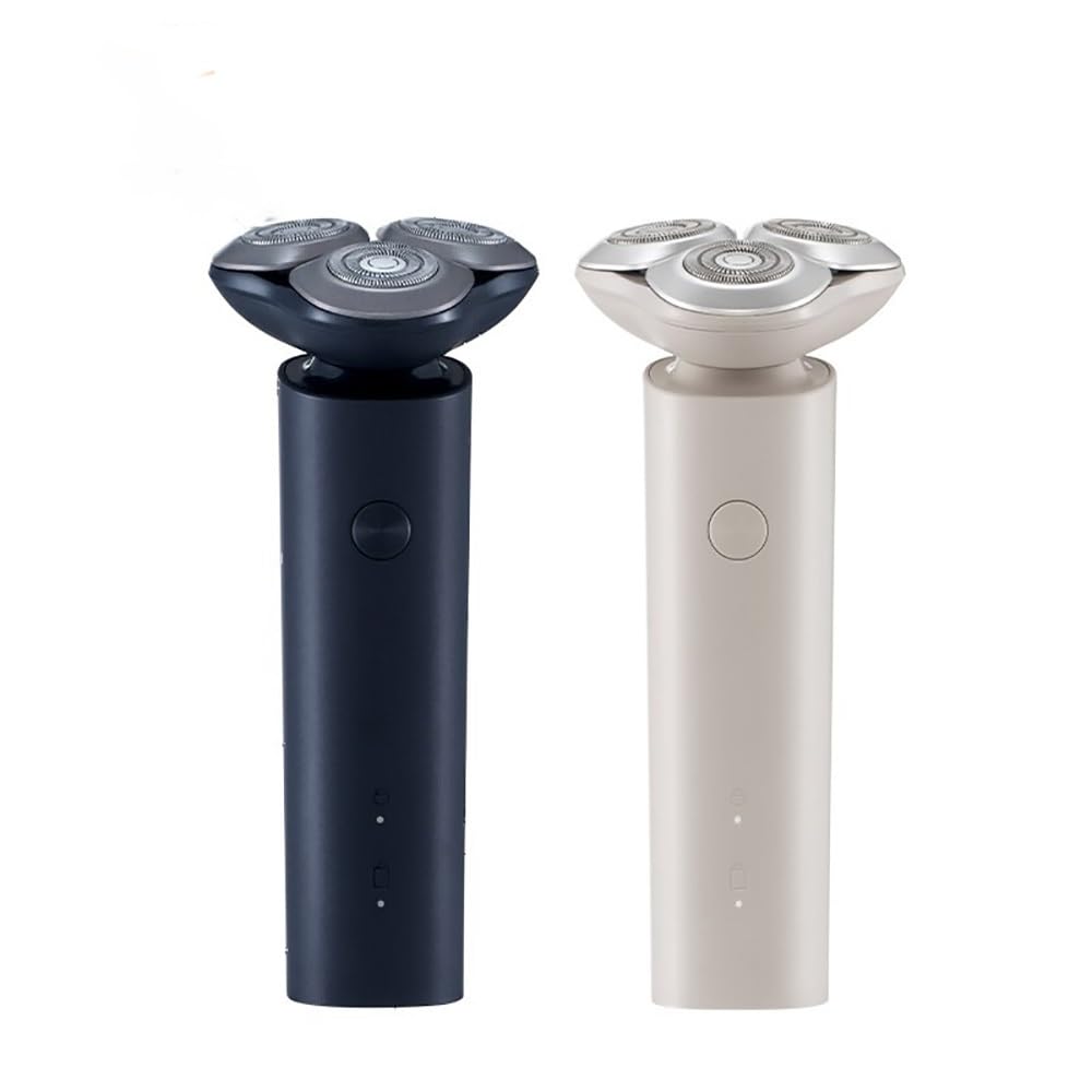 Electric Head Shavers for Bald Men - Waterproof Dry/Wet Shaving Beard Trimmer & Hair Clipper - Portable Cordless Razor for Smooth Bald Head (Gray) - Perfect for Travel, Gym & Daily Grooming