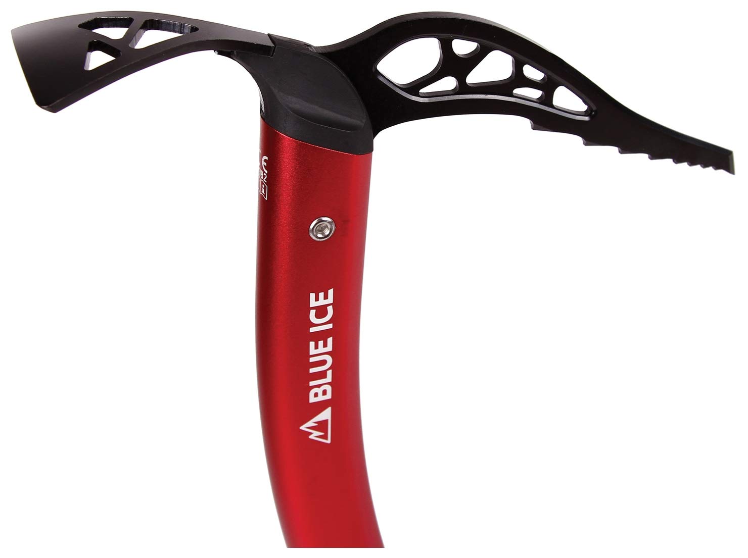 Blue Ice Akila Ice Axe Adze - Lightweight Aluminum Climbing Tool for Ski Patrol, Mountaineering & Glacier Travel (Red) - Perfect for Ice Climbing, Alpine Rescue & Backcountry Skiing