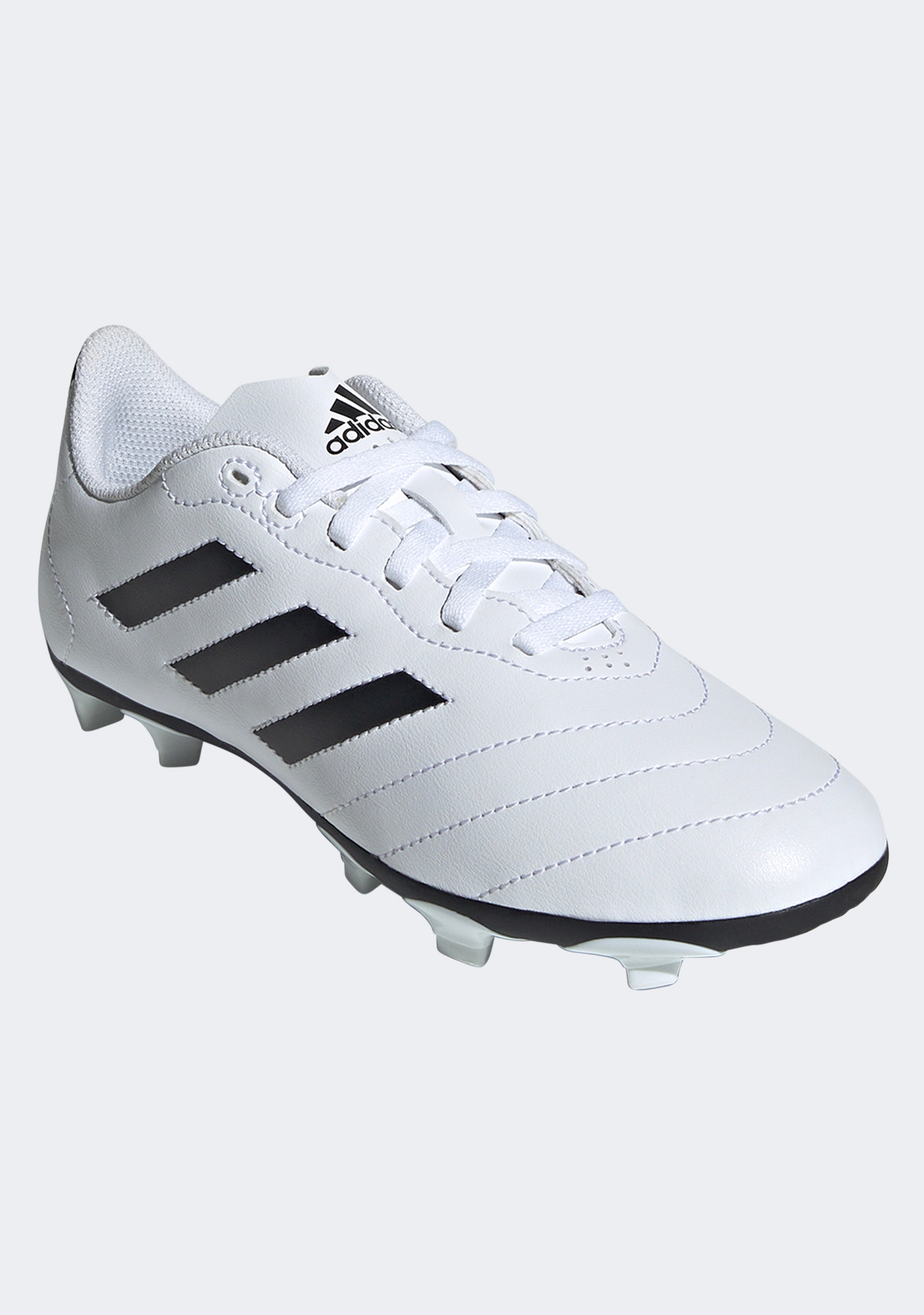 Adidas Junior Goletto VIII FG Soccer Cleats for Kids - Lightweight Football Shoes with Firm Ground Studs for Youth Players - Perfect for Training and Matches on Natural Grass Fields