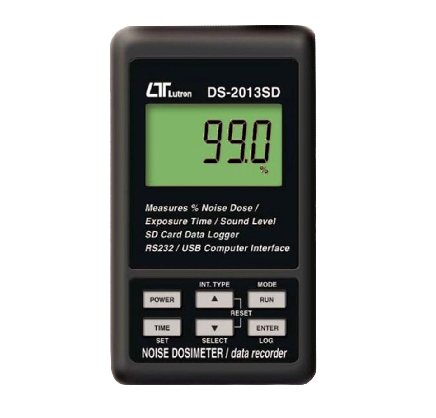 Professional Noise Dosimeter with SD Card Data Logger - Accurate Sound Level Measurement for Workplace Safety & Industrial Monitoring