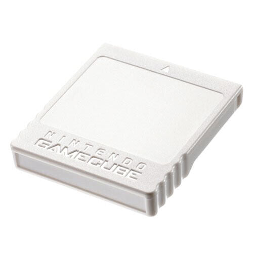 Nintendo GameCube Memory Card 1019 Blocks - White for Game Storage & Save Data - Perfect for Classic Gaming & Backup Saves