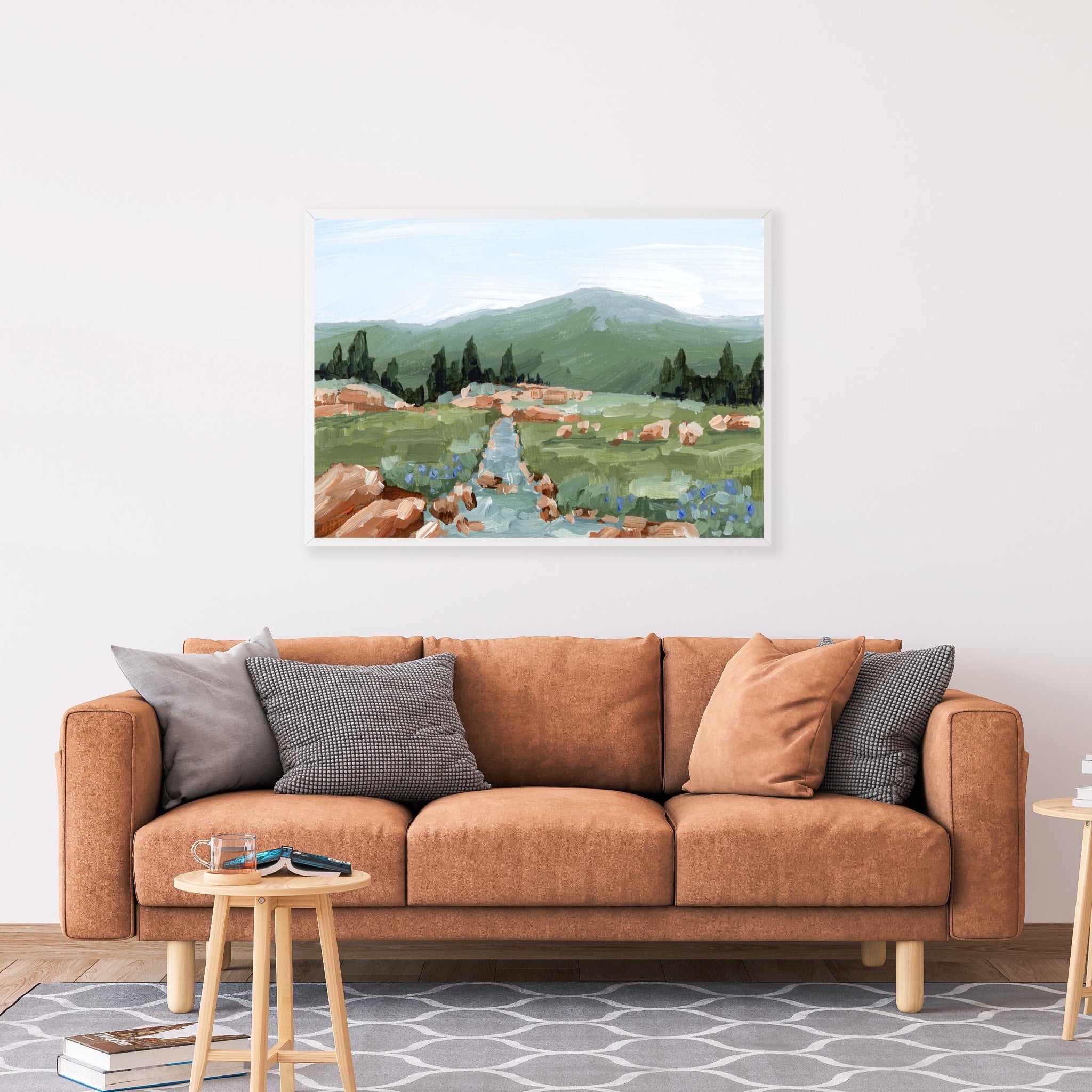 Look Up Art Print - Inspirational Wall Decor for Home & Office - Perfect for Living Room, Bedroom, or Workspace