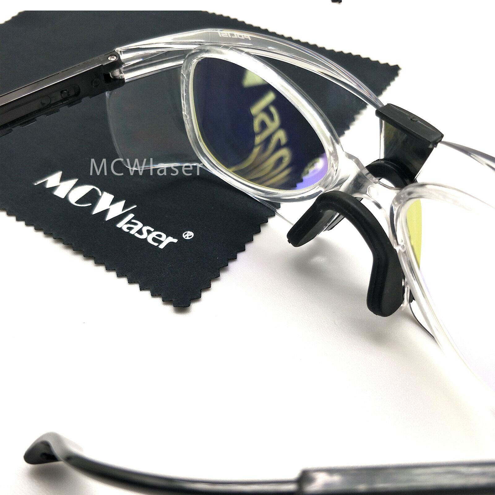 CO2 Laser Safety Goggles 10600nm - Professional Eye Protection for Laser Cutting, Engraving & Welding - UV & Infrared Protection for Industrial & Hobby Use