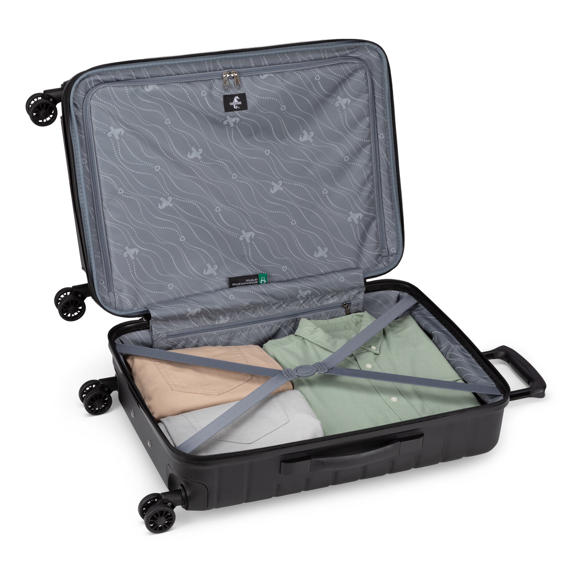 Atlantic Riptide Spinner Large Expandable Suitcase - 28