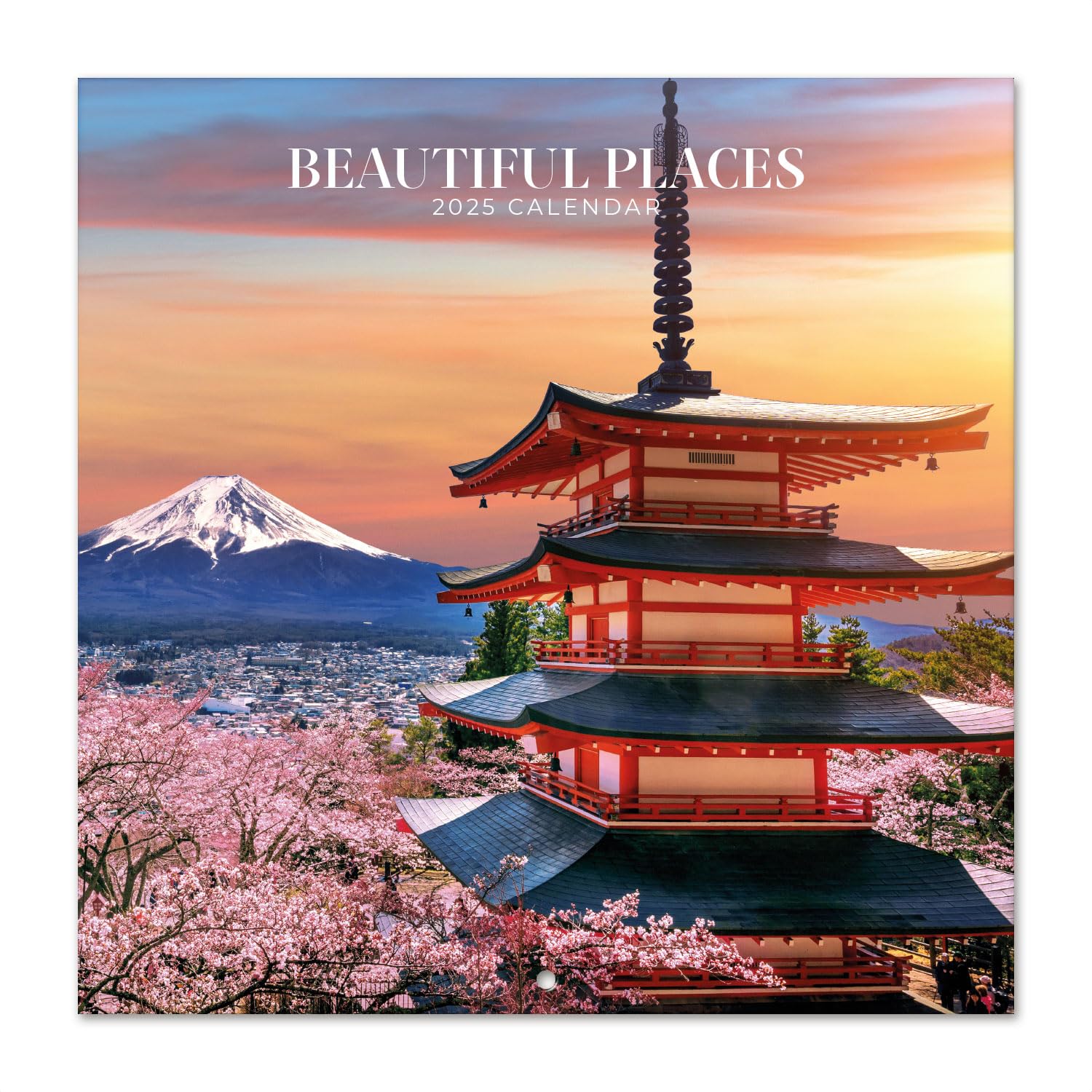 2025 Beautiful Places Wall Calendar - 12