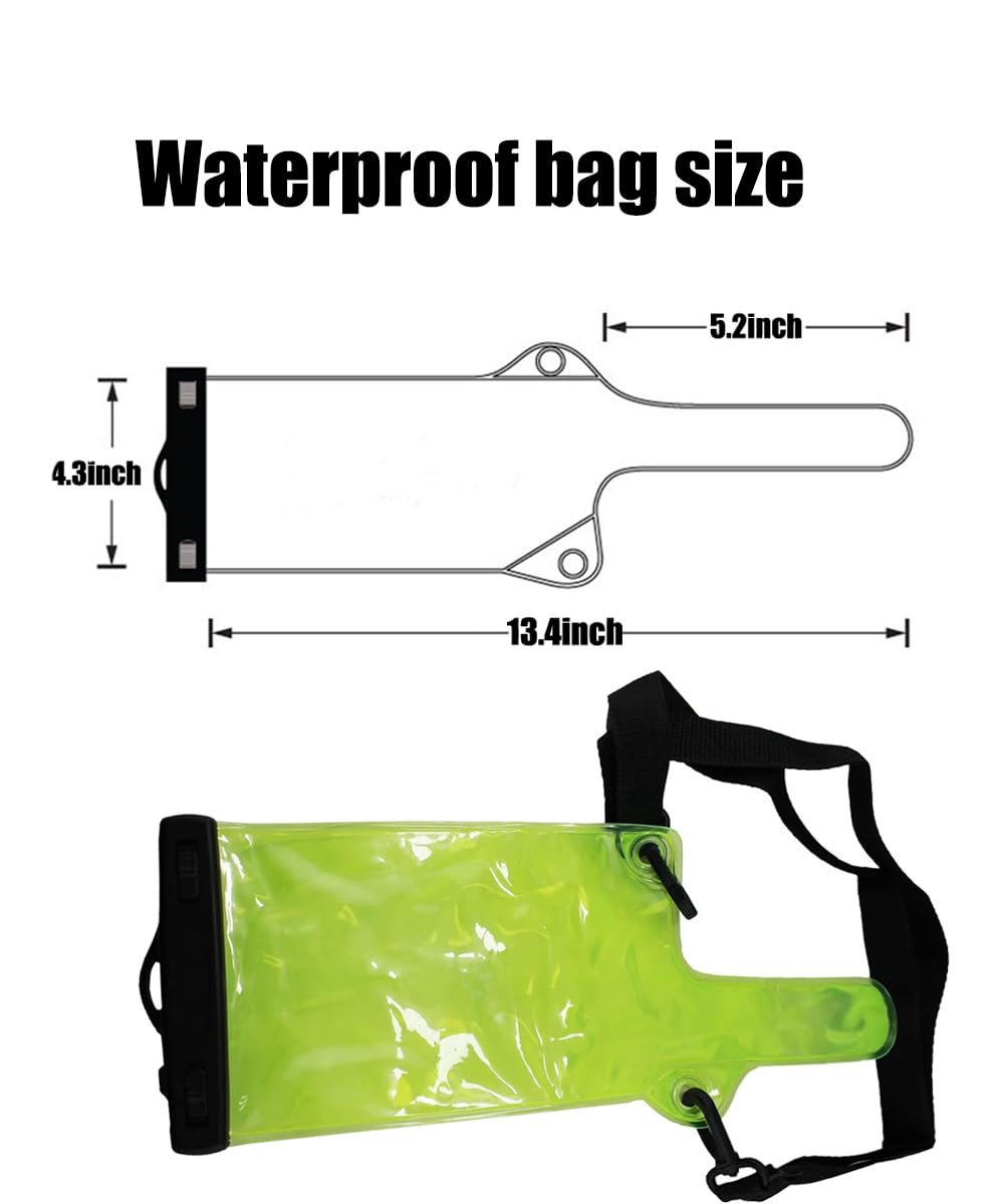 6Pcs Universal Waterproof Walkie Talkie Case Bag - Portable Two Way Radio Rainproof Pouch with Adjustable Strap for Motorola, Kenwood, Midland, UV-3R, UV-5R, PX-888 - Ideal for Outdoor Adventures, Construction Sites & Emergency Communication