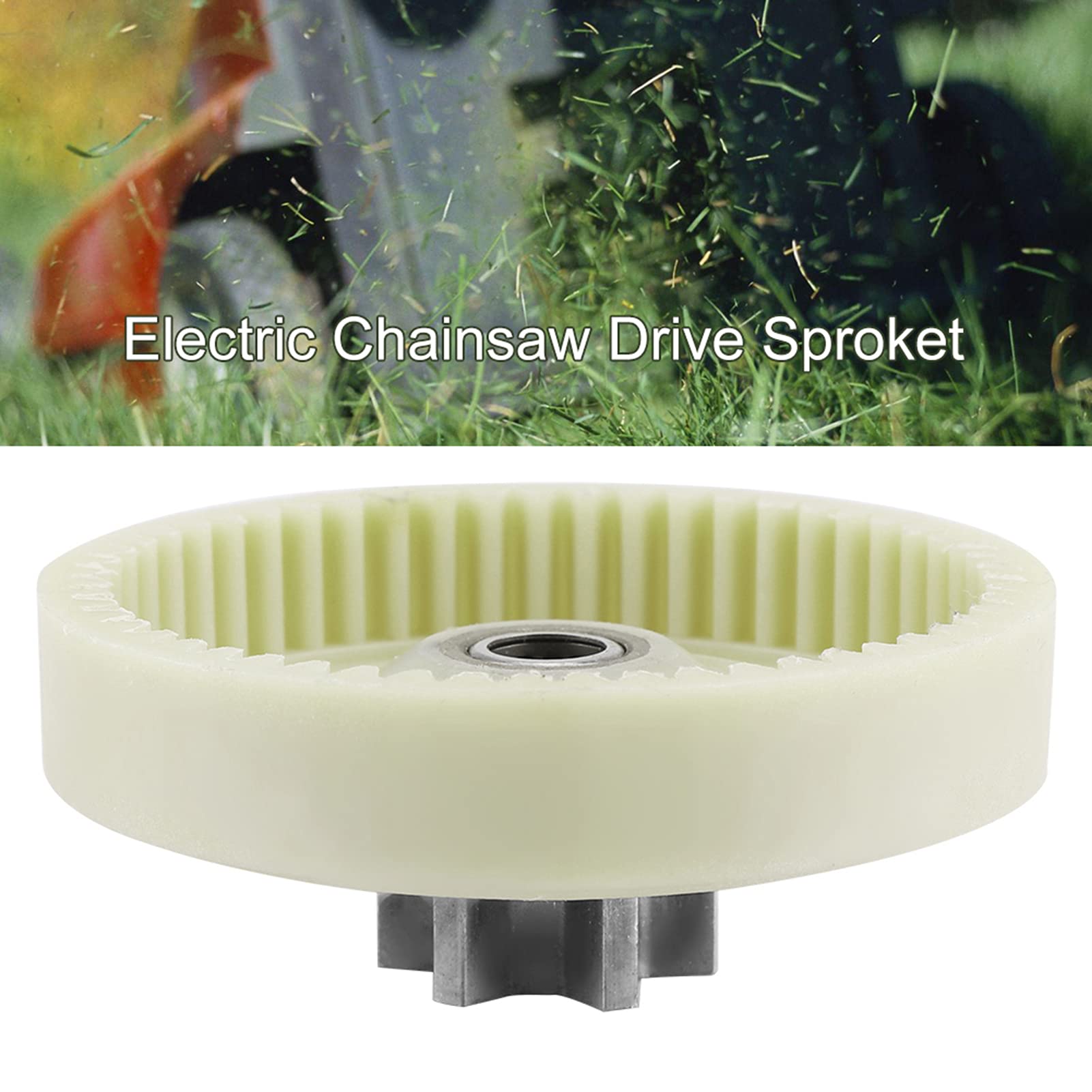 Electric Chainsaw Inner Gear Replacement - Compatible with 107713-01 & 717-04749 Models - Durable Plastic Drive Sprocket for Smooth Operation - Perfect for Wood Cutting, Tree Trimming, and DIY Home Projects
